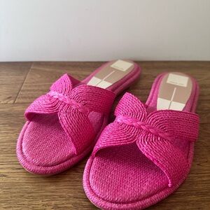 Dolce Vita raffia Sandals. Like new!  Worn once.